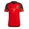 België Kevin De Bruyne #7 Thuis tenue Mensen WK 2022 Korte Mouw-1