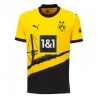 Borussia Dortmund Jude Bellingham #22 Thuis tenue Mensen 2023-24 Korte Mouw-1