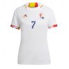 Dames België Kevin De Bruyne #7 Uit tenue WK 2022 Korte Mouw