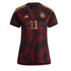 Dames Duitsland Mario Gotze #11 Uit tenue WK 2022 Korte Mouw-1