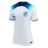 Dames Engeland Phil Foden #20 Thuis tenue WK 2022 Korte Mouw-1