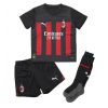 Kids AC Milan Rafael Leao #17 Thuis tenue 2022-23 Korte Mouw (+ Korte broeken)-1