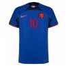 Nederland Memphis Depay #10 Uit tenue Mensen WK 2022 Korte Mouw-1
