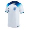 Engeland Harry Maguire #6 Thuis tenue Mensen WK 2022 Korte Mouw-1