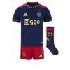 Kids Ajax Steven Bergwijn #7 Uit tenue 2022-23 Korte Mouw (+ Korte broeken)-1