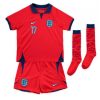 Kids Engeland Bukayo Saka #17 Uit tenue WK 2022 Korte Mouw (+ Korte broeken)-1