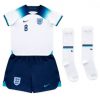 Kids Engeland Jordan Henderson #8 Thuis tenue WK 2022 Korte Mouw (+ Korte broeken)-1