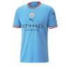 Manchester City John Stones #5 Thuis tenue Mensen 2022-23 Korte Mouw-1