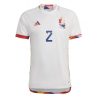 België Toby Alderweireld #2 Uit tenue Mensen WK 2022 Korte Mouw-1