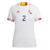 Dames België Toby Alderweireld #2 Uit tenue WK 2022 Korte Mouw-1