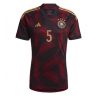Duitsland Thilo Kehrer #5 Uit tenue Mensen WK 2022 Korte Mouw-1