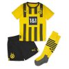 Kids Borussia Dortmund Thorgan Hazard #10 Thuis tenue 2022-23 Korte Mouw (+ Korte broeken)-1