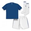 Kids Everton Thuis tenue 2023-24 Korte Mouw (+ Korte broeken)-1