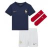 Kids Frankrijk Aurelien Tchouameni #8 Thuis tenue WK 2022 Korte Mouw (+ Korte broeken)-1