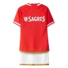 Kids SL Benfica Thuisshirt 2023-2024 Voetbalshirts Korte Mouw (+ Korte broeken)-1