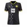 Dames Borussia Dortmund Donyell Malen #21 Uit tenue 2022-23 Korte Mouw-1