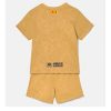 Kids Barcelona Uit tenue 2022-23 Korte Mouw (+ Korte broeken)-1