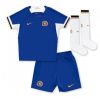 Kids Chelsea Raheem Sterling #7 Thuis tenue 2023-24 Korte Mouw (+ Korte broeken)-1