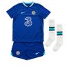 Kids Chelsea Reece James #24 Thuis tenue 2022-23 Korte Mouw (+ Korte broeken)-1