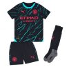 Kids Manchester City Erling Haaland #9 Derde tenue 2023-24 Korte Mouw (+ Korte broeken)-1
