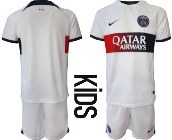 Paris Saint-Germain Uitshirt 2023-2024 Kids Korte Mouw (+ Korte broeken) Voetbalshirts