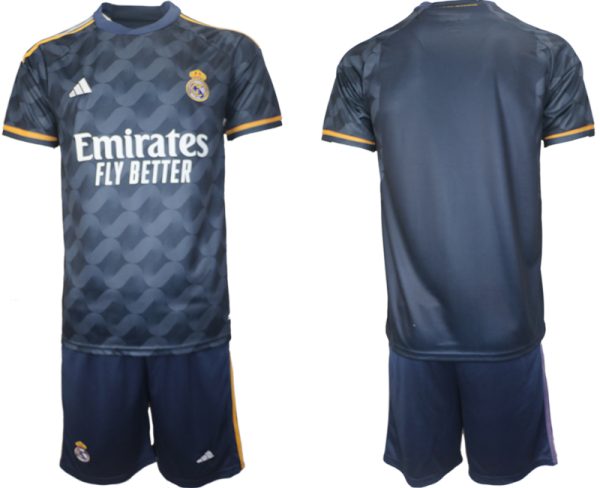 Real Madrid Uitshirt 2023-2024 Korte Mouw (+ Korte broeken) Voetbalshirts