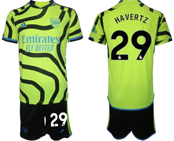 Arsenal Kai Havertz #29 Uitshirt 2023-24 Mensen Korte Mouw (+ Korte broeken) Voetbalshirts