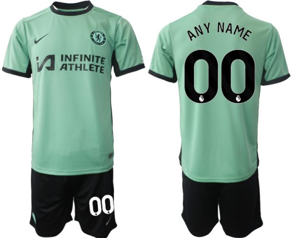 Chelsea Any Name Derde Shirt 2023-24 Mensen Korte Mouw (+ Korte broeken) Voetbalshirts