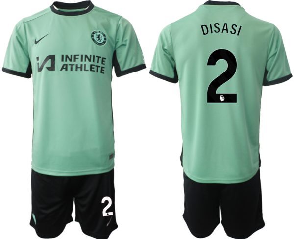 Chelsea Axel Disasi #2 Derde Shirt 2023-24 Mensen Korte Mouw (+ Korte broeken) Voetbalshirts
