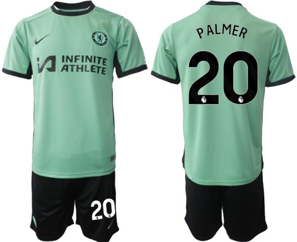 Chelsea Cole Palmer #20 Derde Shirt 2023-24 Mensen Korte Mouw (+ Korte broeken) Voetbalshirts