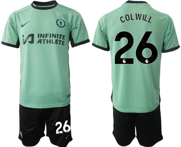 Chelsea Levi Colwill #26 Derde Shirt 2023-24 Mensen Korte Mouw (+ Korte broeken) Voetbalshirts