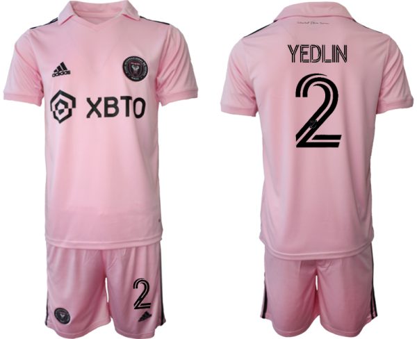 Inter Miami DeAndre Yedlin #2 Thuisshirt 2023-24 Mensen Korte Mouw (+ Korte broeken) Voetbalshirts