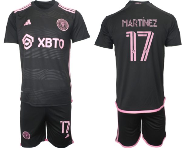 Inter Miami Josef Martinez #17 Uitshirt 2023-24 Mensen Korte Mouw (+ Korte broeken) Voetbalshirts