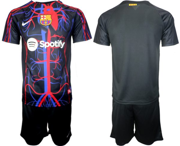 Patta x FC Barcelona Shirt 2023-24 Mensen Korte Mouw (+ Korte broeken) Voetbalshirts