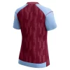 Dames Aston Villa Thuisshirt 2023-2024 Voetbalshirts Korte Mouw-1