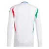 Italië Uitshirt EK 2024 Voetbalshirts Lange Mouwen-1