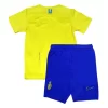 Kids Al Nassr FC Thuisshirt 2023-2024 Voetbalshirts Korte Mouw-1