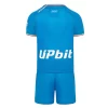 Kids SSC Napoli Thuisshirt 2023-2024 Voetbalshirt met Korte Mouw (+ Korte broeken)-1