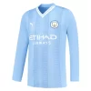 Manchester City Aymeric Laporte #14 Thuisshirt 2023-2024 Voetbalshirts Lange Mouwen-1