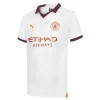 Manchester City John Stones #5 Uitshirt 2023-2024 Voetbalshirts Korte Mouw-1