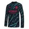 Manchester City Kevin De Bruyne #17 Derde Shirt 2023-2024 Voetbalshirts Lange Mouwen-1