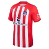 Atlético Madrid Saul Niguez #8 Thuisshirt 2023-2024 Voetbalshirts Korte Mouw-1