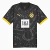 Borussia Dortmund Donyell Malen #21 Uitshirt 2023-2024 Voetbalshirts Korte Mouw-1