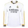 Real Madrid David Alaba #4 Thuisshirt 2023-2024 Voetbalshirts Lange Mouwen-1