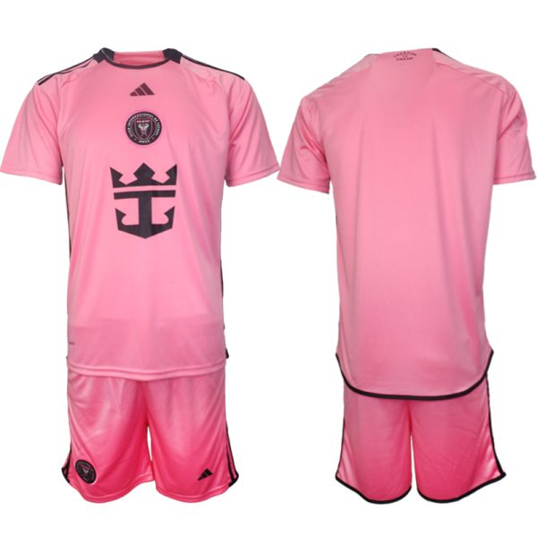 Nieuwe Inter Miami CF Thuisshirt 2024/25 Voetbalshirts Korte Mouw (+ Korte broeken) Kopen