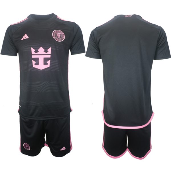 Nieuwe Inter Miami CF Uitshirt 2024/25 Voetbalshirts Korte Mouw (+ Korte broeken) Kopen